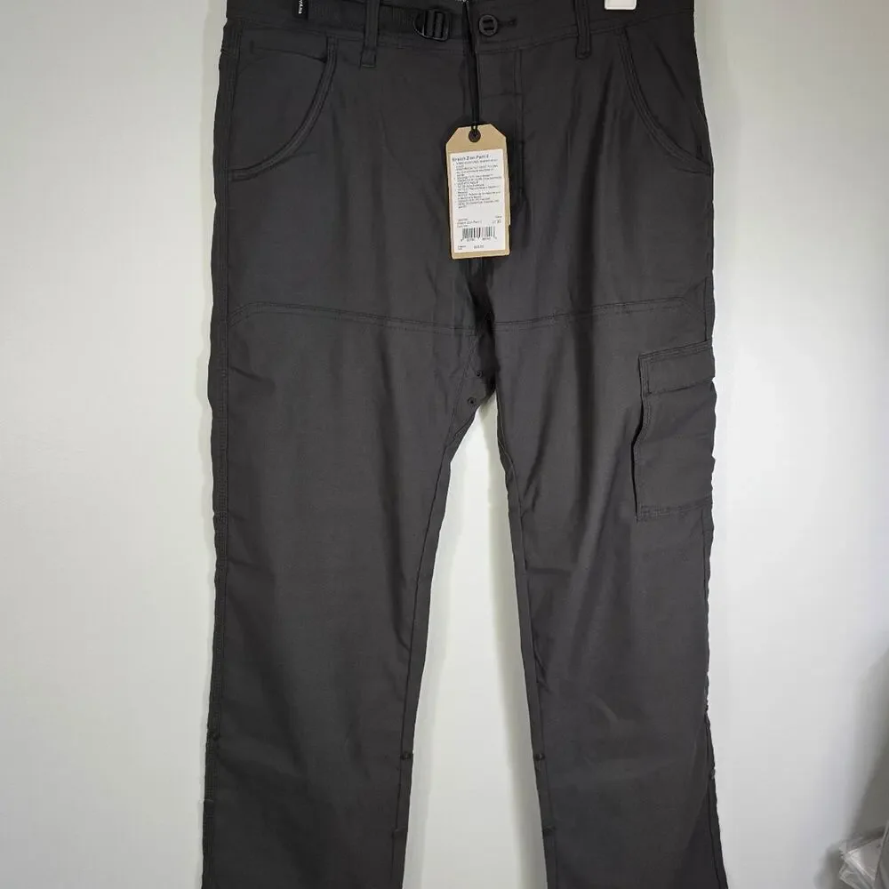 Prana Stetch Zion Pant II Straight Leg Dark Iron outdoor pants 31 x 30 NWT